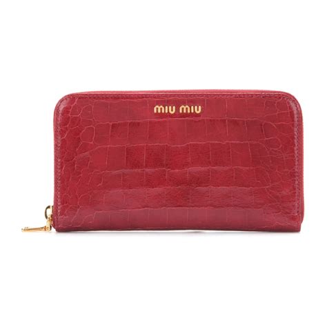 miu miu patent leather wallet|Wallets, Cardholders And Pouches .